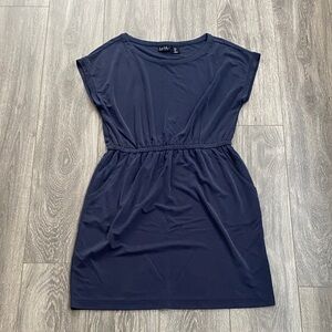 Nicole Miller - Navy Blue Casual Mini Dress - Size L